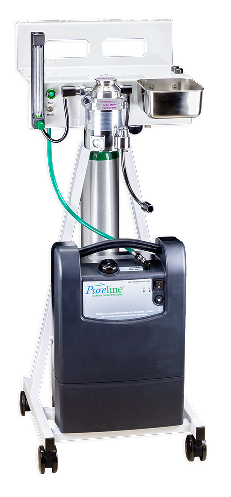 Pureline M6100 Anesthesia Machine W/ O2 Concentrator